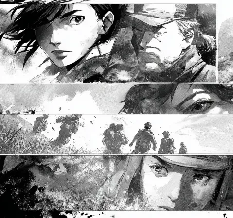 新手从书架上挑选漫画的场景示意图